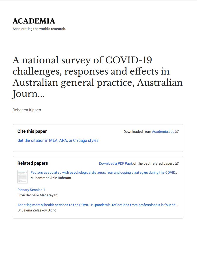 COVID responses